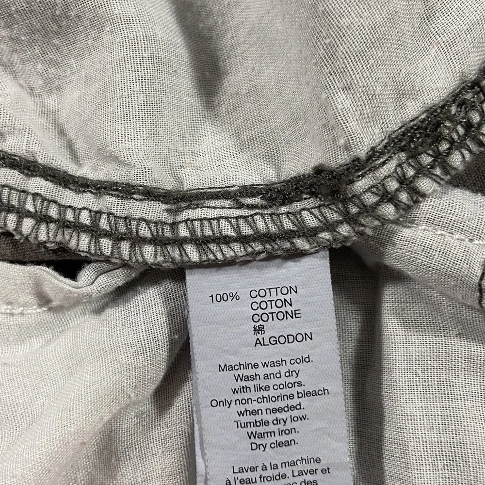 Gap Khakis Lived In Cargo Shorts Mens 31 Grey Relaxed Fit Cotton Utility Outdoor